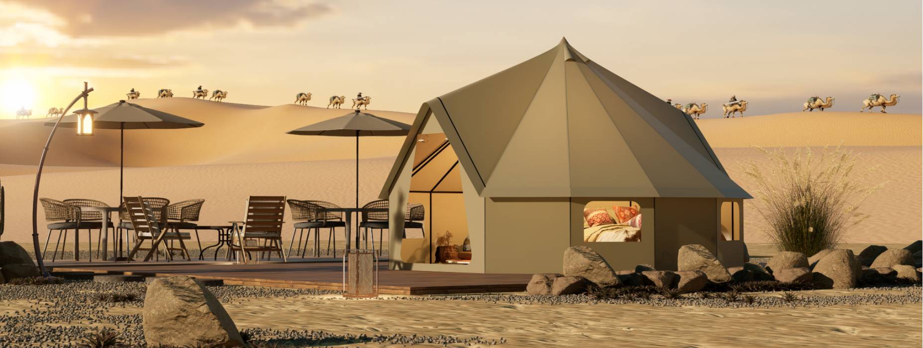 华安县露营酒店帐篷产品